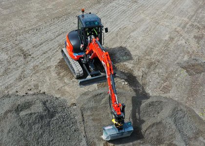 På Jønsberg vgs kan du ta maskinførerkurs som en del av opplæringen på naturbruk. - Klikk for stort bilde